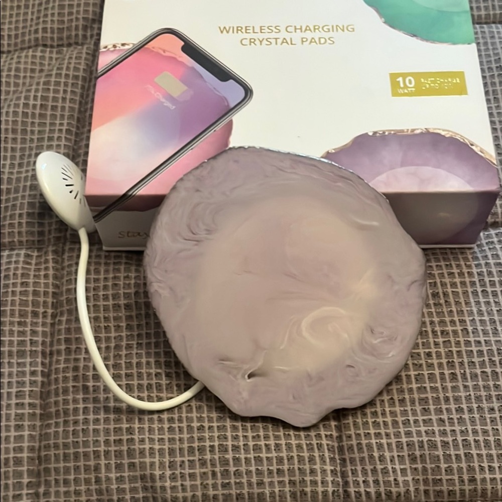 PhunkeeTree Wireless Charging Crystal Pad